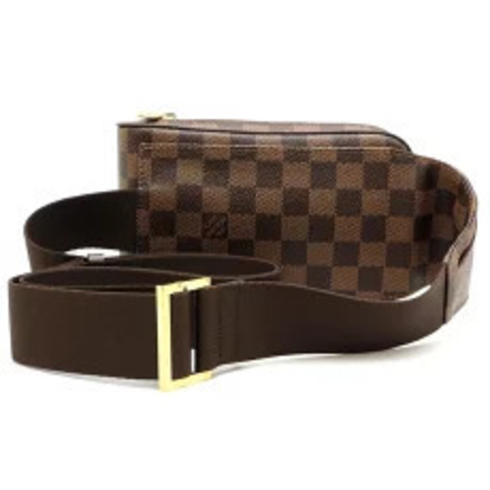 Louis Vuitton Geronimos Brown Ebene Damier Crossbody Belt Body Bum Bag
